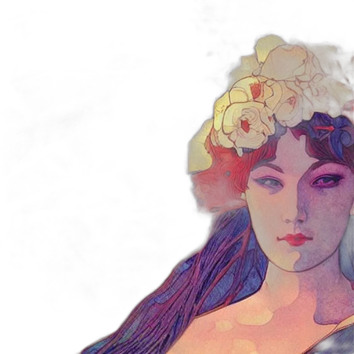 crown, watercolor, photorealistic, fantasy art transparent PNG cut-out