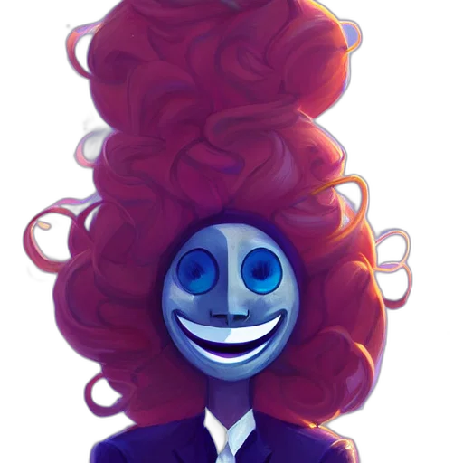 mask, face, creature, crown transparent PNG cut-out