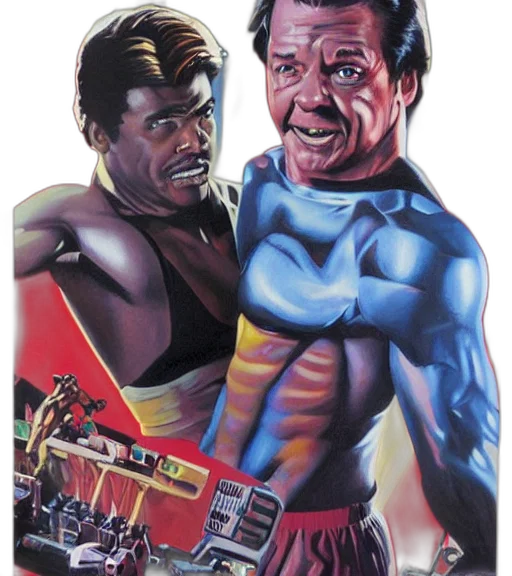 comic book art, concept art, retro, commodore transparent PNG cut-out