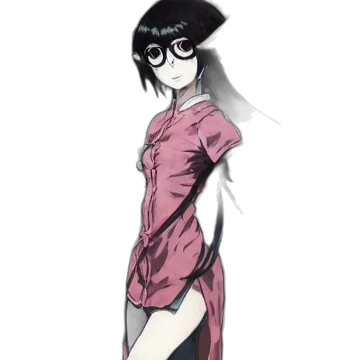 dress, staff, weapon, creature transparent PNG cut-out