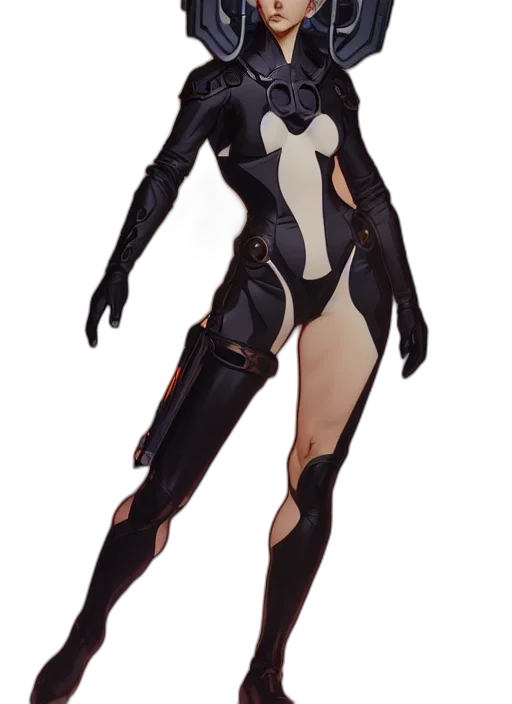 robot, dress, concept art, cyberpunk transparent PNG cut-out