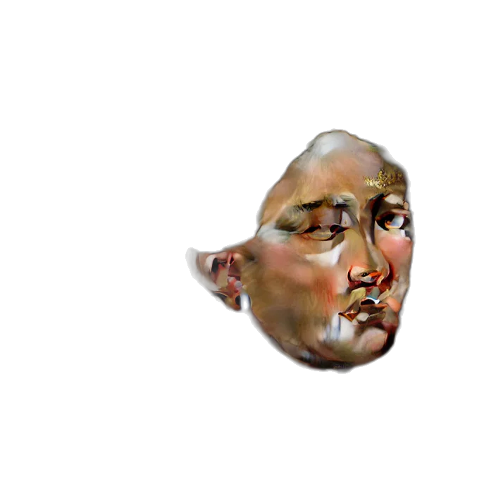 face, mask, crown, jewelry transparent PNG cut-out