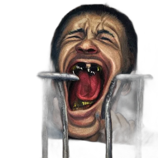 face, staff, mask, photorealistic transparent PNG cut-out