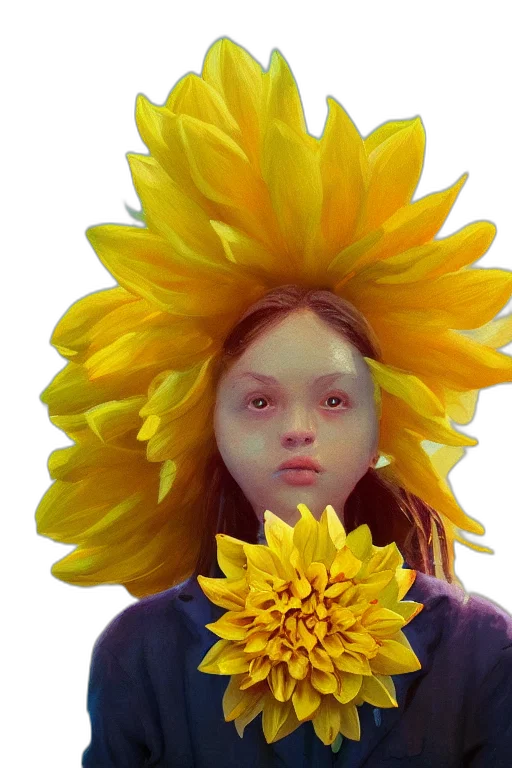 flower, crown, face, mask transparent PNG cut-out
