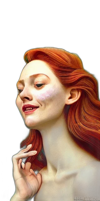 face, mask, crown, hair transparent PNG cut-out