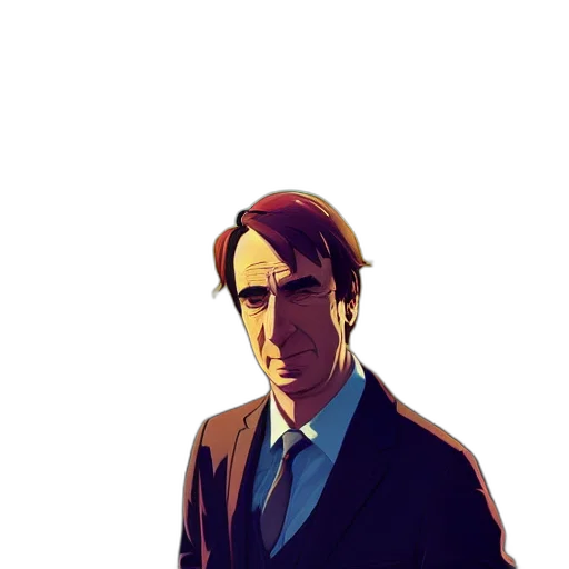 jacket, face, staff, robot transparent PNG cut-out