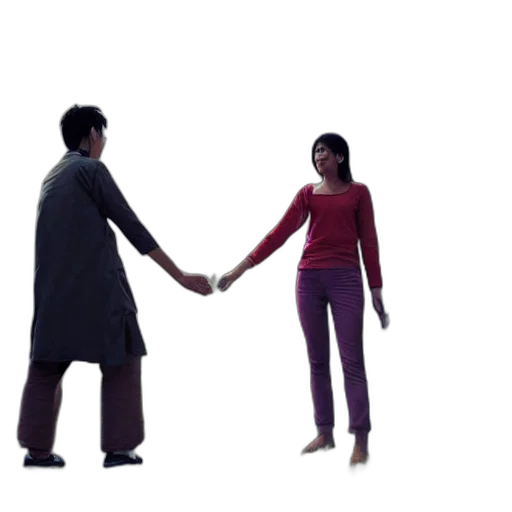 staff, umbrella, 3d render, concept art transparent PNG cut-out