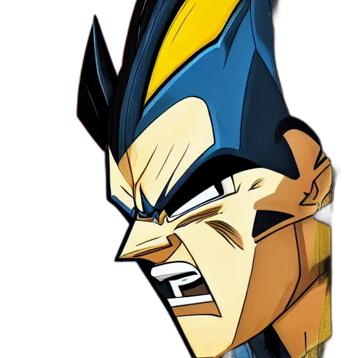 face, mask, crown, comic book art transparent PNG cut-out
