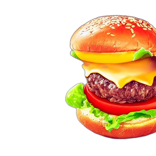 food, animal, photorealistic, 3d render transparent PNG cut-out