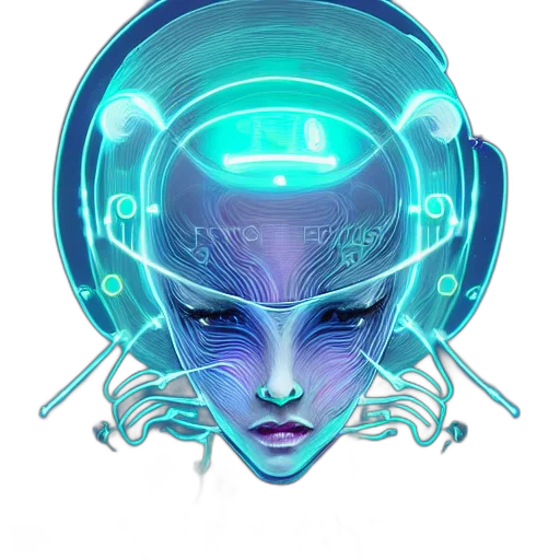 robot, mask, face, crown transparent PNG cut-out