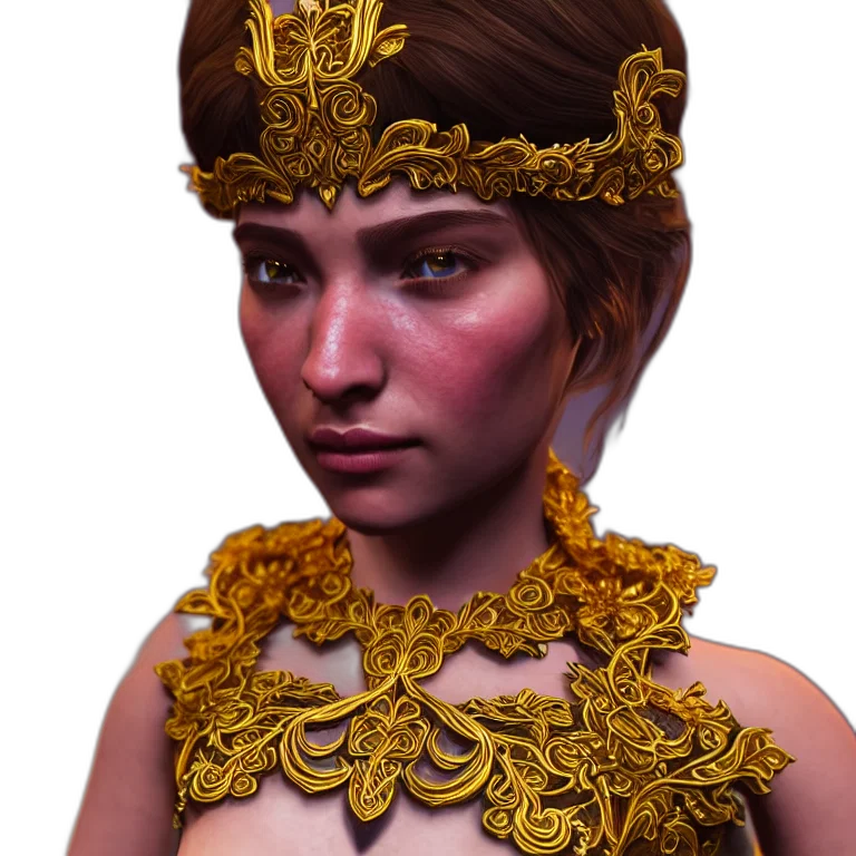 crown, jewelry, face, staff transparent PNG cut-out