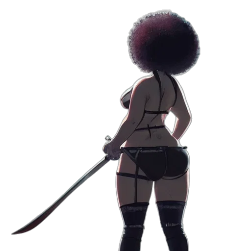 sword, weapon, staff, robot transparent PNG cut-out