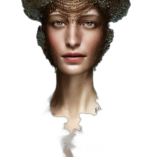 hat, crown, face, jewelry transparent PNG cut-out