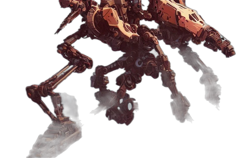 robot, creature, weapon, dragon transparent PNG cut-out
