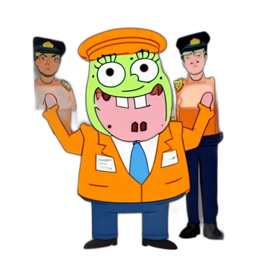 staff, jacket, hat, creature transparent PNG cut-out