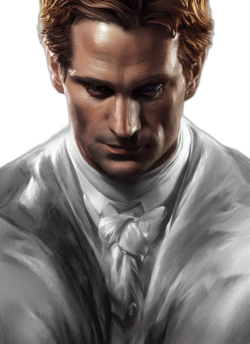 face, photorealistic, comic book art, concept art transparent PNG cut-out