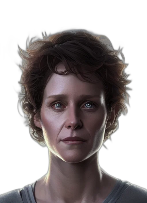 face, robot, creature, staff transparent PNG cut-out