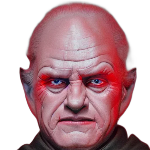 face, staff, mask, creature transparent PNG cut-out