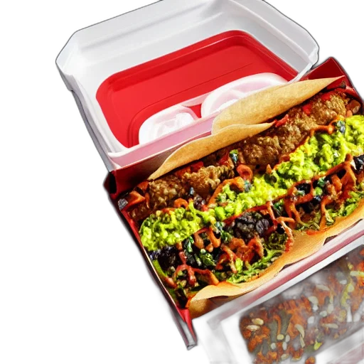 food, tacobell, made, out transparent PNG cut-out