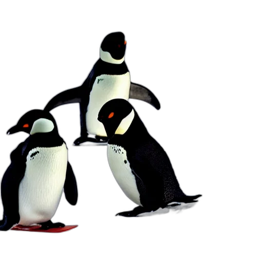 animal, concept art, 3d render, snowboarding transparent PNG cut-out