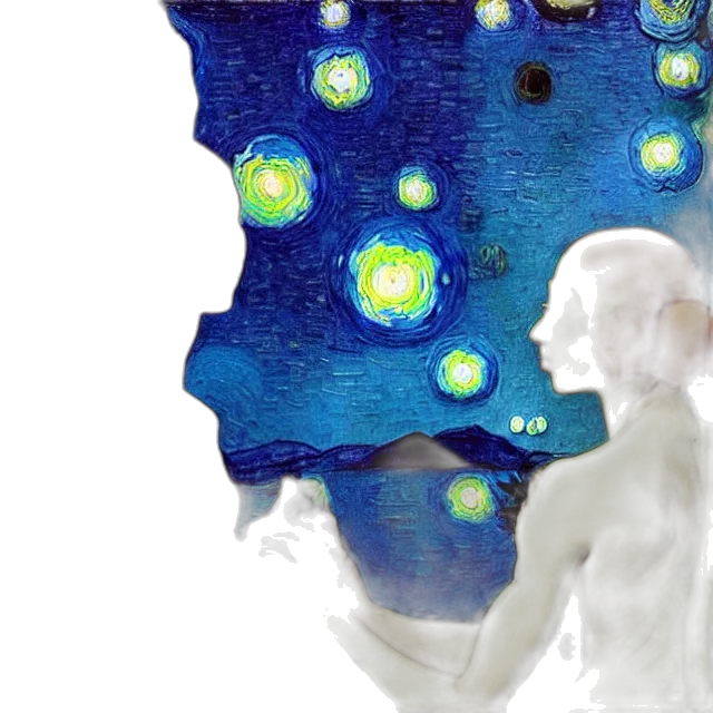concept art, outer space, underwater, night transparent PNG cut-out