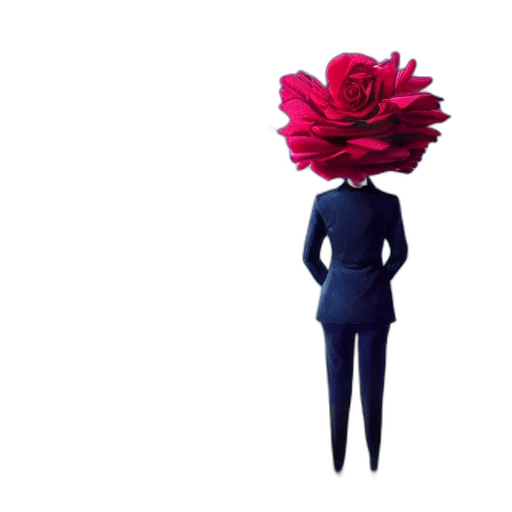 flower, dress, crown, hair transparent PNG cut-out