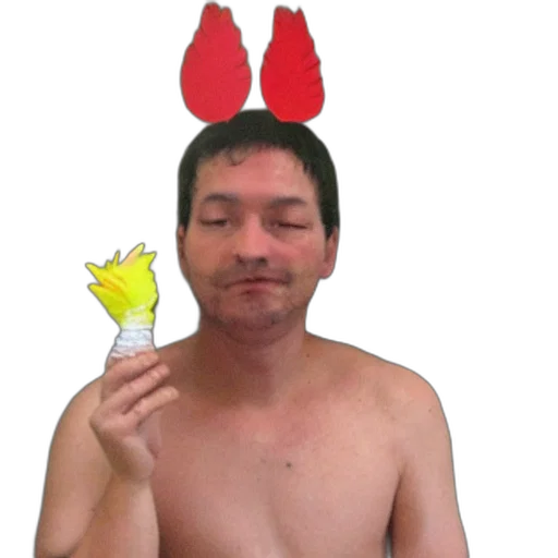 staff, hat, animal, creature transparent PNG cut-out