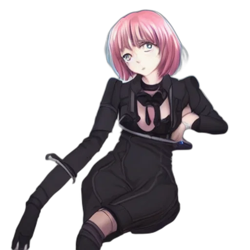 dress, staff, jacket, creature transparent PNG cut-out