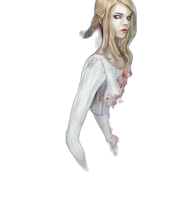 dress, staff, creature, mask transparent PNG cut-out