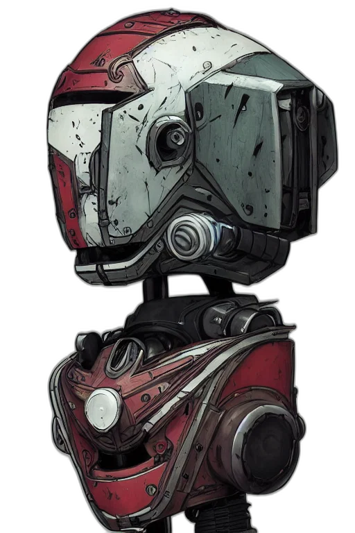 robot, mask, face, weapon transparent PNG cut-out
