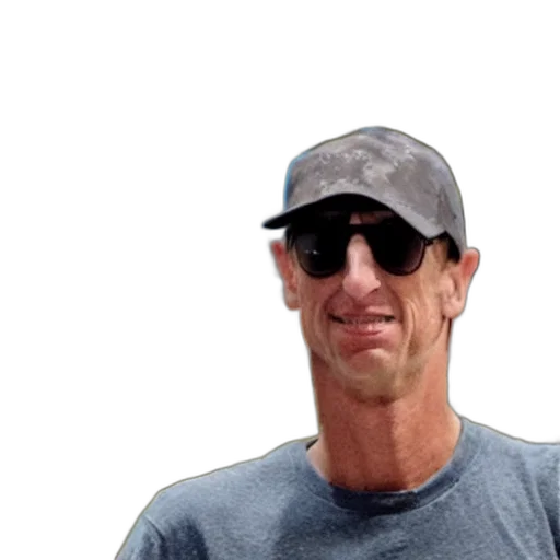staff, hat, face, animal transparent PNG cut-out