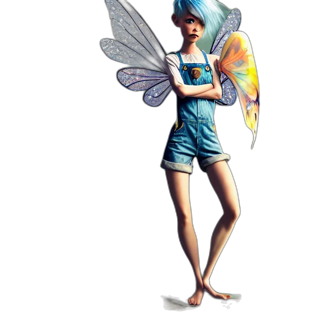 staff, creature, umbrella, hat transparent PNG cut-out