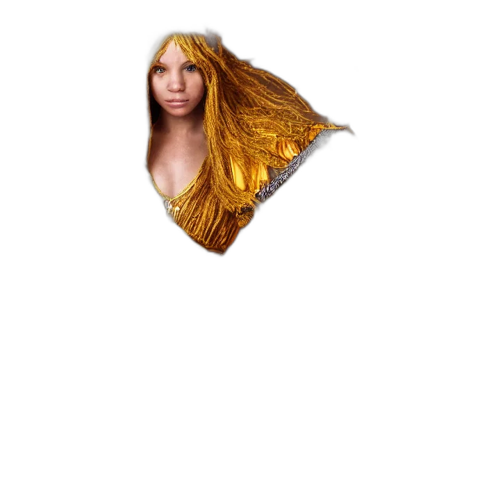 hair, face, jewelry, mask transparent PNG cut-out