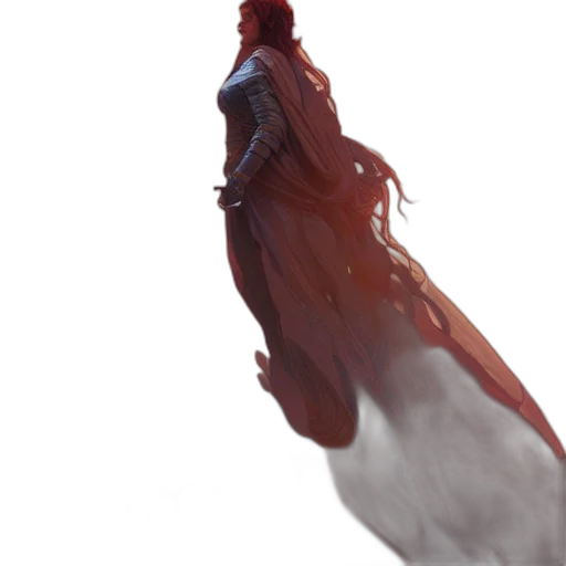 dress, staff, dragon, sword transparent PNG cut-out