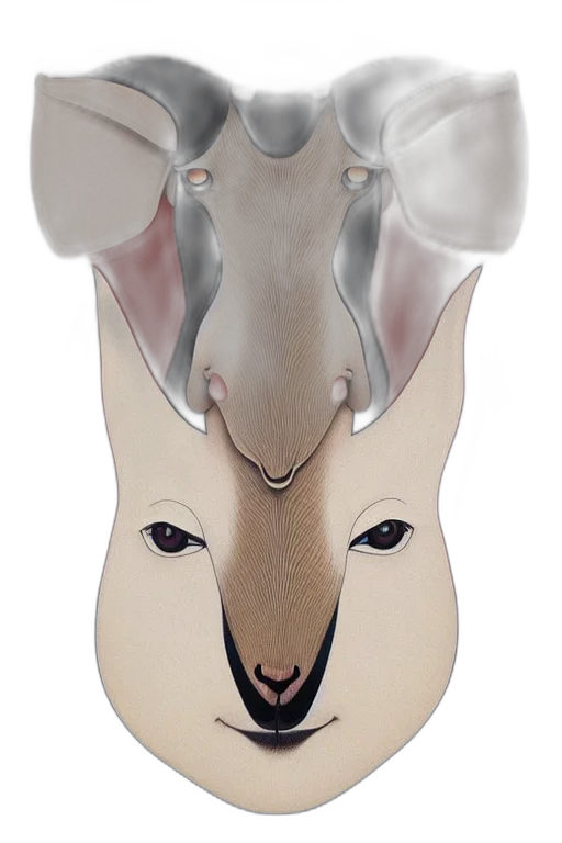 mask, animal, face, dragon transparent PNG cut-out
