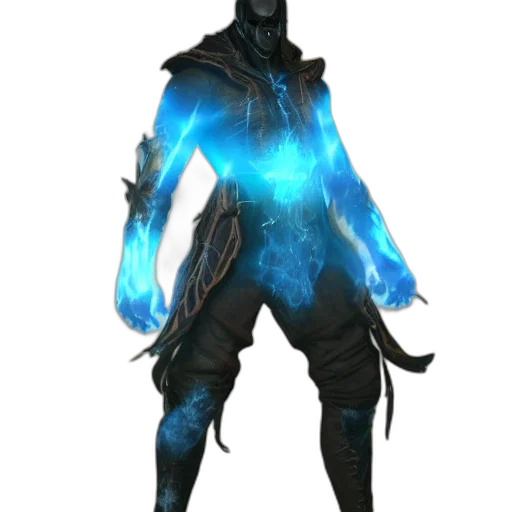 staff, creature, mask, sword transparent PNG cut-out