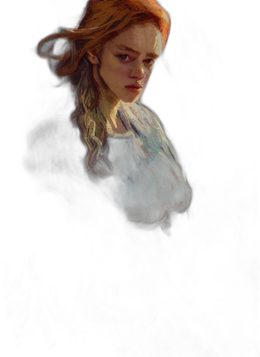 face, dress, dragon, crown transparent PNG cut-out