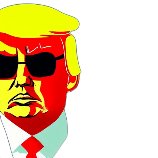 mask, cartoon, vaporwave, concept art transparent PNG cut-out