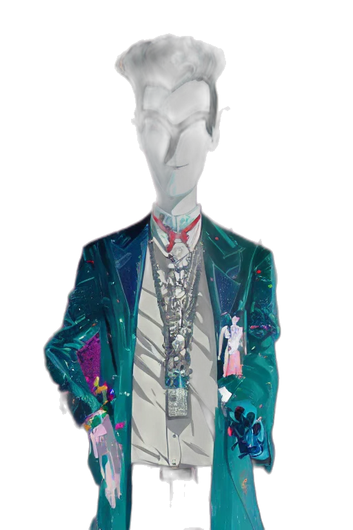 jacket, robot, staff, mask transparent PNG cut-out