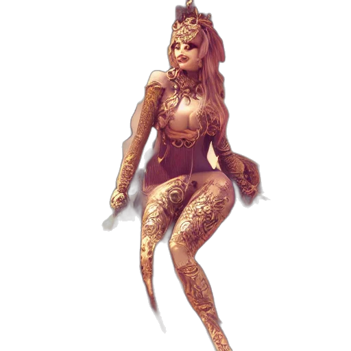 dress, fantasy art, concept art, pixel art transparent PNG cut-out