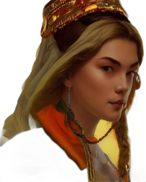 crown, face, jewelry, staff transparent PNG cut-out