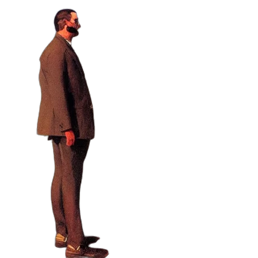 jacket, staff, robot, face transparent PNG cut-out