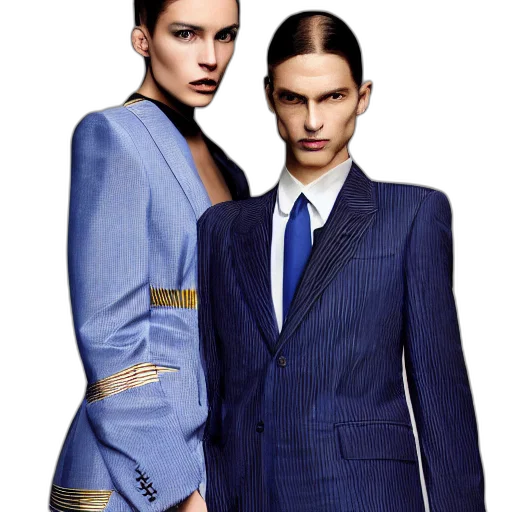 jacket, photorealistic, blue, full transparent PNG cut-out