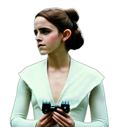 dress, jewelry, staff, robot transparent PNG cut-out