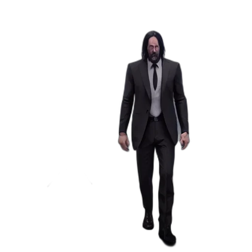 jacket, creature, staff, robot transparent PNG cut-out