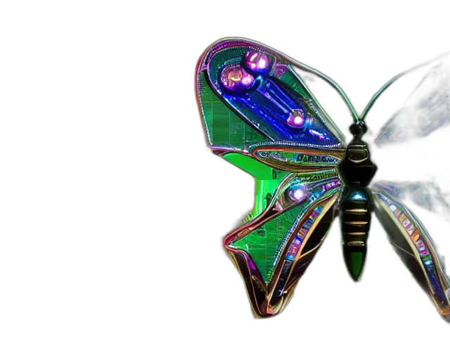 jewelry, 3d render, futuristic, mechanical transparent PNG cut-out