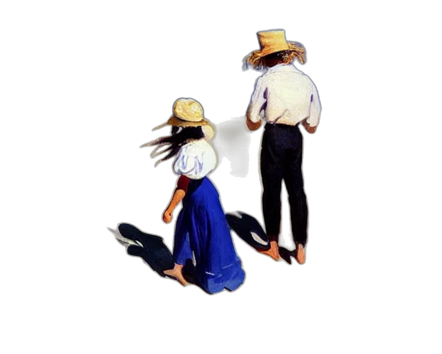 hat, staff, jacket, concept art transparent PNG cut-out