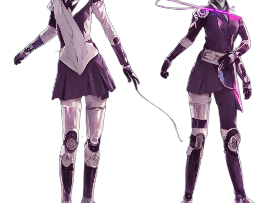 staff, robot, weapon, concept art transparent PNG cut-out