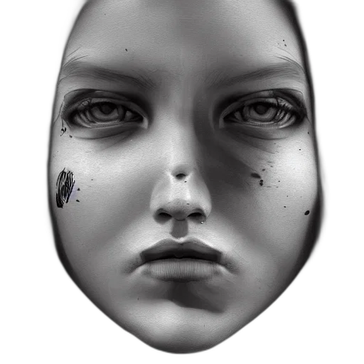 face, mask, jewelry, robot transparent PNG cut-out
