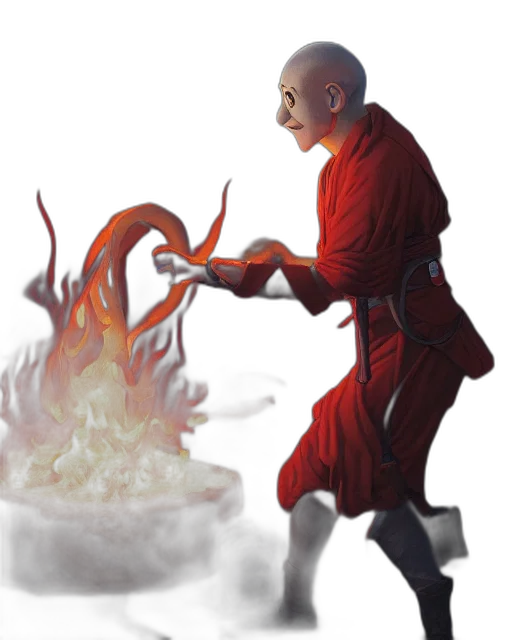 dragon, staff, mask, creature transparent PNG cut-out